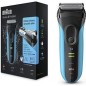 Braun Series 3 3040s Barbermaskine Sort Blå Braun Series 3 3040s Barbermaskine Sort Blå